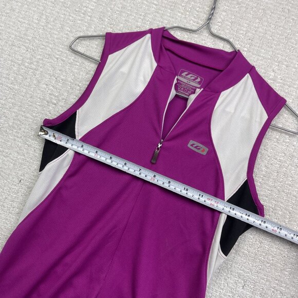 Louis Garneau Cycling Breeze Sleeveless 2 Purple / Pink Jersey Women's Small - Picture 5 of 10